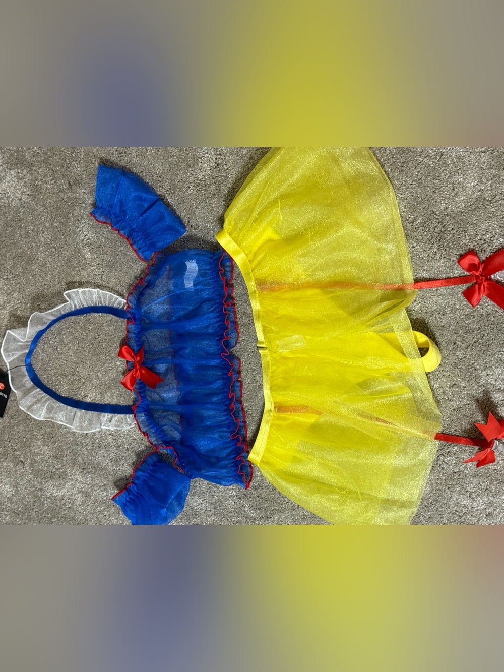 Blue and Yellow Princess Costume “Snow White” Women’s lingerie